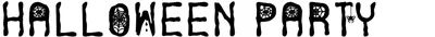 Halloween Party St Font