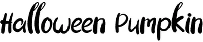 Halloween Pumpkin Font