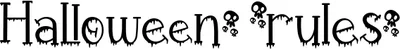 Halloween Rules Font