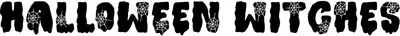 Halloween Witches Font