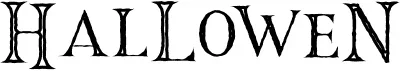 Hallowen Font