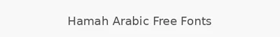 Hamah Arabic Free Fonts