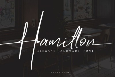 Hamilton Elegant Signature Font