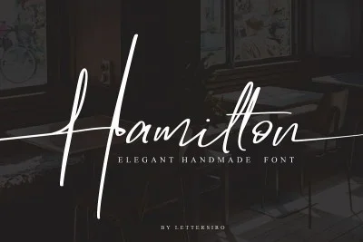Hamilton Elegant Signature Font