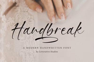 Handbreak - Modern Handwritten Font Free Download