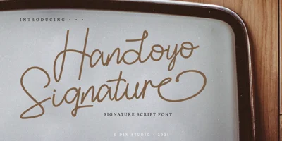 Handoyo Signature Font