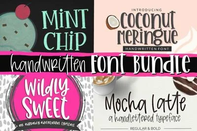 Handwritten Font Bundle Mini Pack