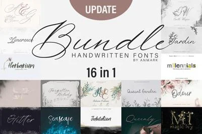 Handwritten Font BUNDLE