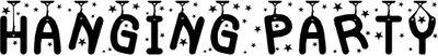 Hanging Party Font