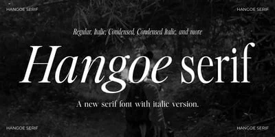 Hangoe Font