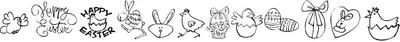Happy Easter Font