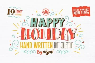 Happy Holiday + Update Font