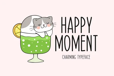 Happy Moment Typeface
