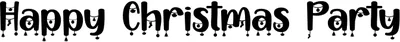 Happychristmasparty Font