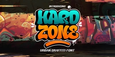Hard Zone Graffiti Font Free Download