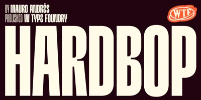 Hardbop Font