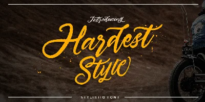 Hardest Style Font