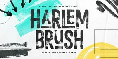 Harlem Brush Font