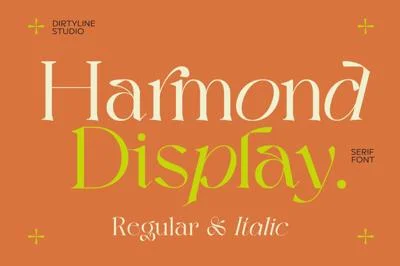 Harmond - New Trendy Serif Font