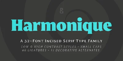 Harmonique Font