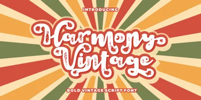 Harmony Vintage Font