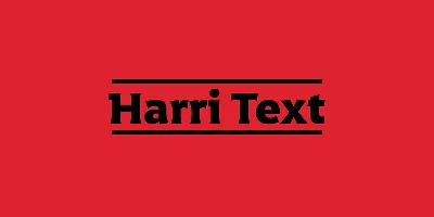 Harri Text Font