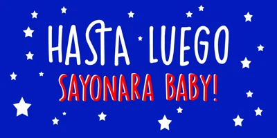 Hasta Luego Font