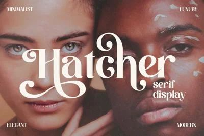 Hatcher Serif Display Font