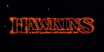 Hawkins Font