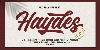 Haydes Font