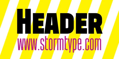Header Font
