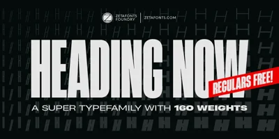 Heading Now Font