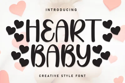 Heart Baby | Script Font