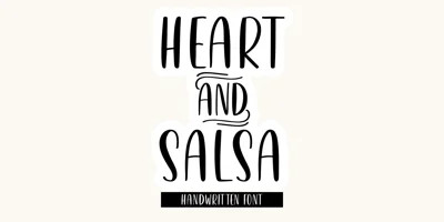 Heart & Salsa Font