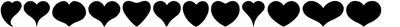 Heart Shapes Font