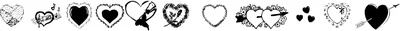 Hearts By Darrian Font