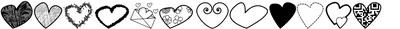 Hearts Shapess Tfb Font