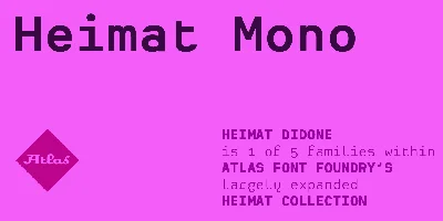 Heimat Mono Font