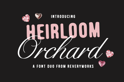 Heirloom Orchard Font Duo