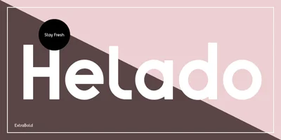Helado Font