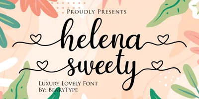 Helena Sweety Font