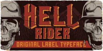 Hell Rider Font