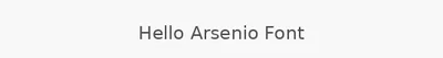 Hello Arsenio Font