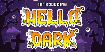 Hello Dark Font
