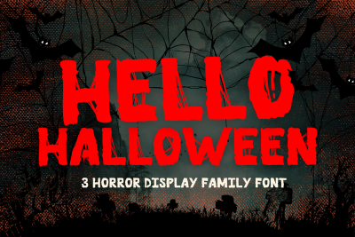 Hello Halloween is Halloween Font