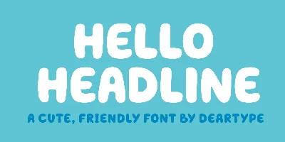 Hello Headline Font