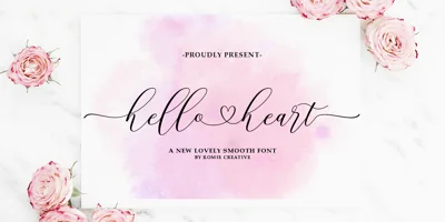 Hello Heart Font