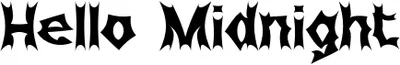 Hello Midnight Font