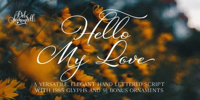 Hello My Love Pro Font