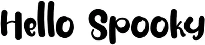 Hello Spooky 3 Font
